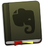 Evernote Green Bookmark Icon 96x96 png